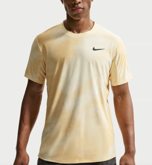تیشرت تنیس مردانه نایک NikeCourt Slam RG Dri-FIT ADV – کرم/طلایی تیشرت تنیس مردانه نایک NikeCourt Slam RG Dri-FIT ADV – کرم/طلایی