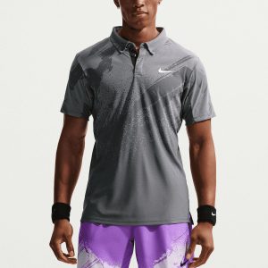 پلوشرت تنیس مردانه نایکNikeCourt Slam Dri-FIT ADV–خاکستری