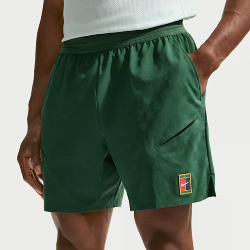 شلوارک ورزشی مردانه نایک NikeCourt Slam Dri-FIT – سبز - تصویر 7