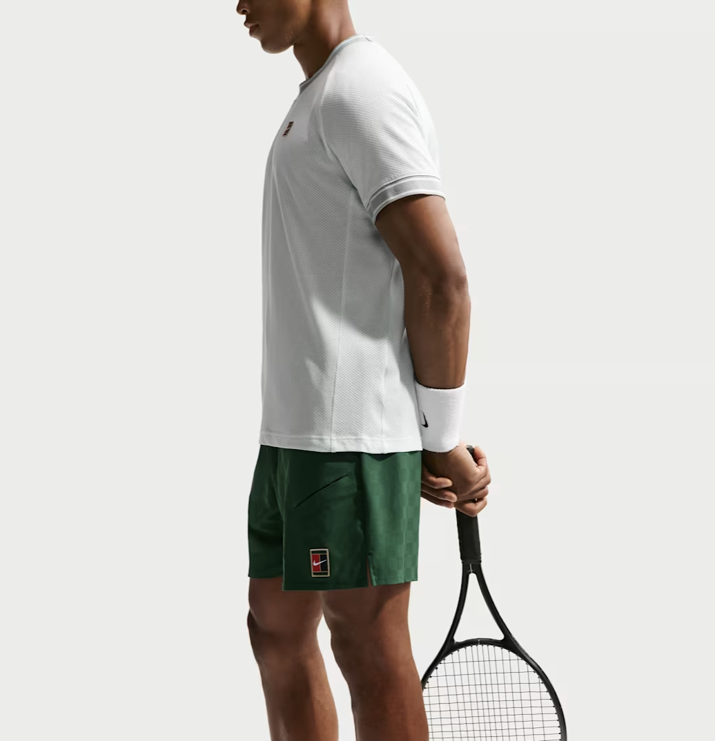 شلوارک ورزشی مردانه نایک NikeCourt Slam Dri-FIT – سبز - تصویر 3