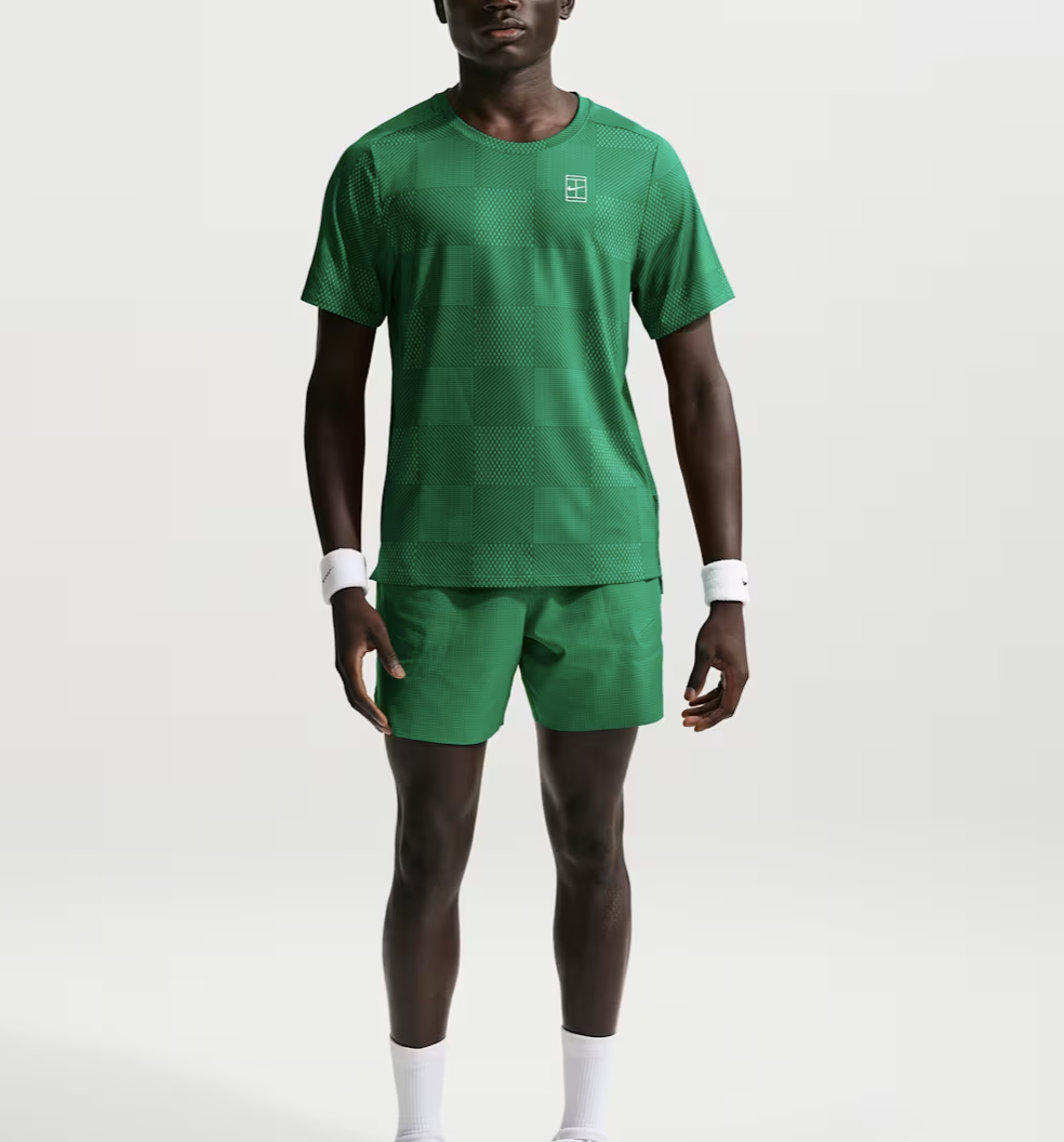 تیشرت تنیس مردانه نایک مدل NikeCourt Advantage Dri-FIT – سبز - تصویر 4