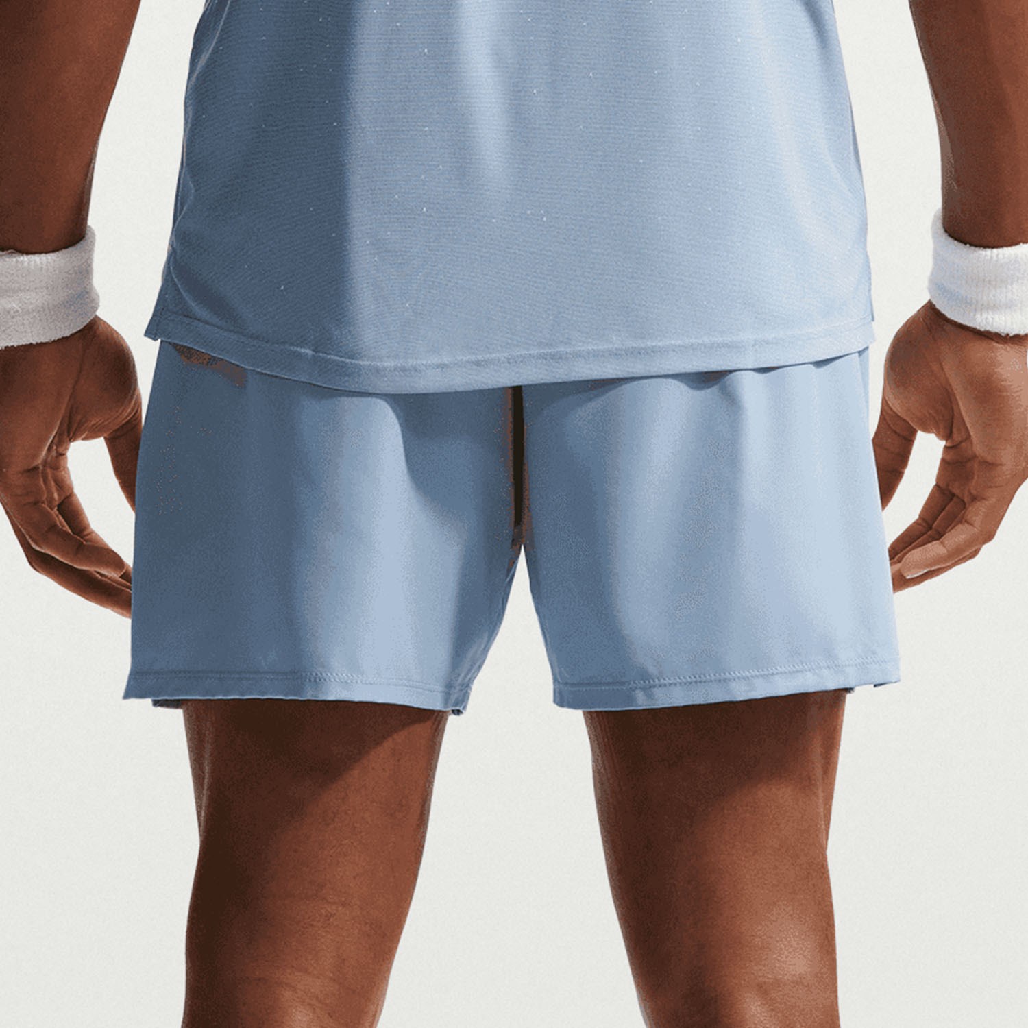 شلوارک تنیس مردانه نایک NikeCourt Slam Dri-FIT 15 cm – آبی مات - تصویر 2