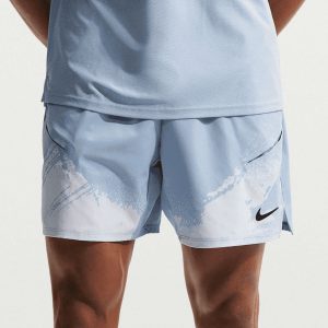 شلوارک تنیس مردانه نایک NikeCourt Slam Dri-FIT 15 cm – آبی مات