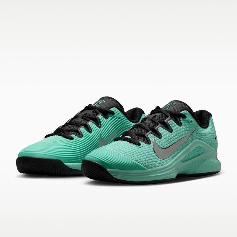 کفش تنیس زنانه نایک Nike Vapor 12 Premium - سبز/مشکی کفش تنیس زنانه نایک Nike Vapor 12 Premium - سبز/مشکی - Image 6