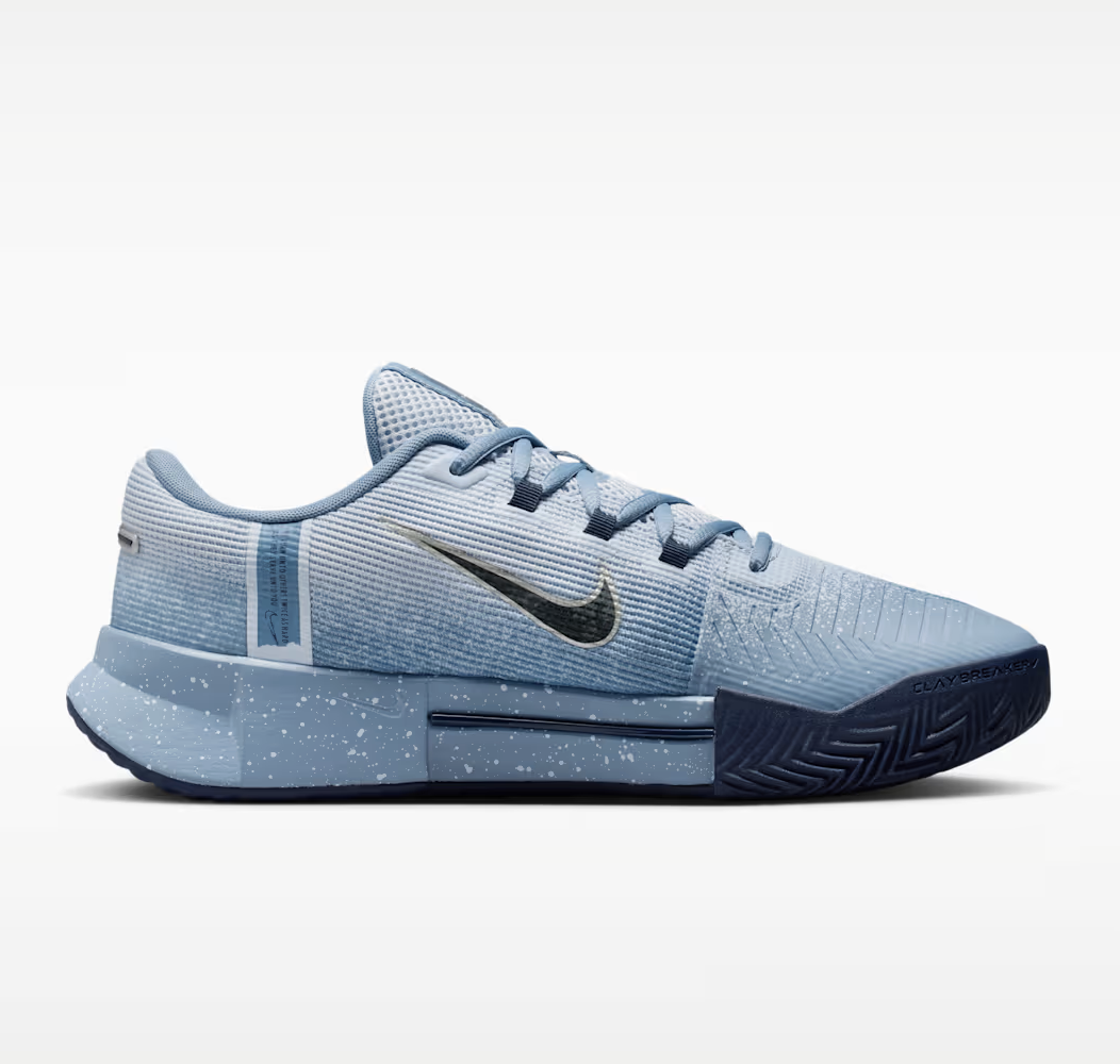 کفش تنیس مردانه نایک Nike GP Challenge 1.5 PRM – آبی دودی/نقرهای - تصویر 7