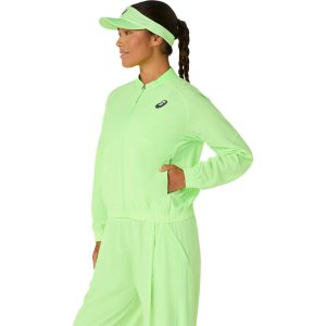 سویشرت تنیس زنانه اسیکس ASICS Match Jacket – سبز