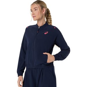 سویشرت تنیس زنانه اسیکس ASICS Match Jacket – سرمه‌ای