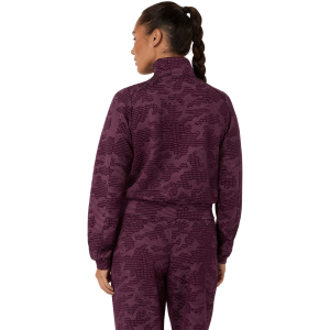 سویشرت تنیس زنانه اسیکس ASICS Match Jacket  – بادمجانی