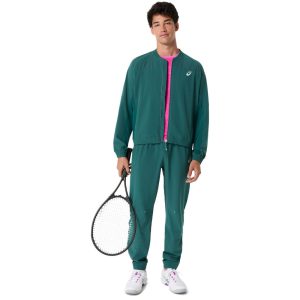 سویشرت تنیس مردانه اسیکس ASICS Match Jacket – سبز سویشرت تنیس مردانه اسیکس ASICS Match Jacket – سبز