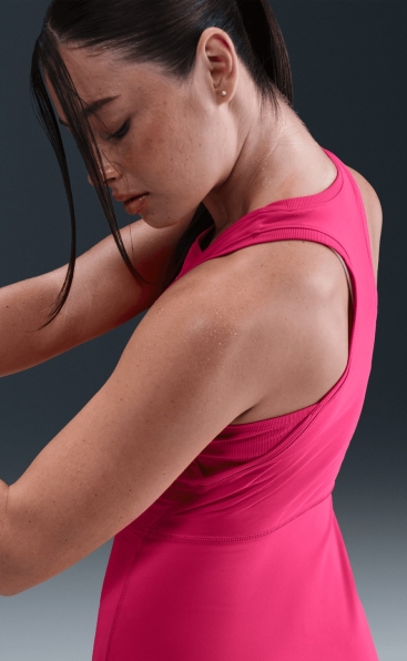 پیراهن تنیس زنانه نایک Victory Dri-FIT – صورتی - Image 4