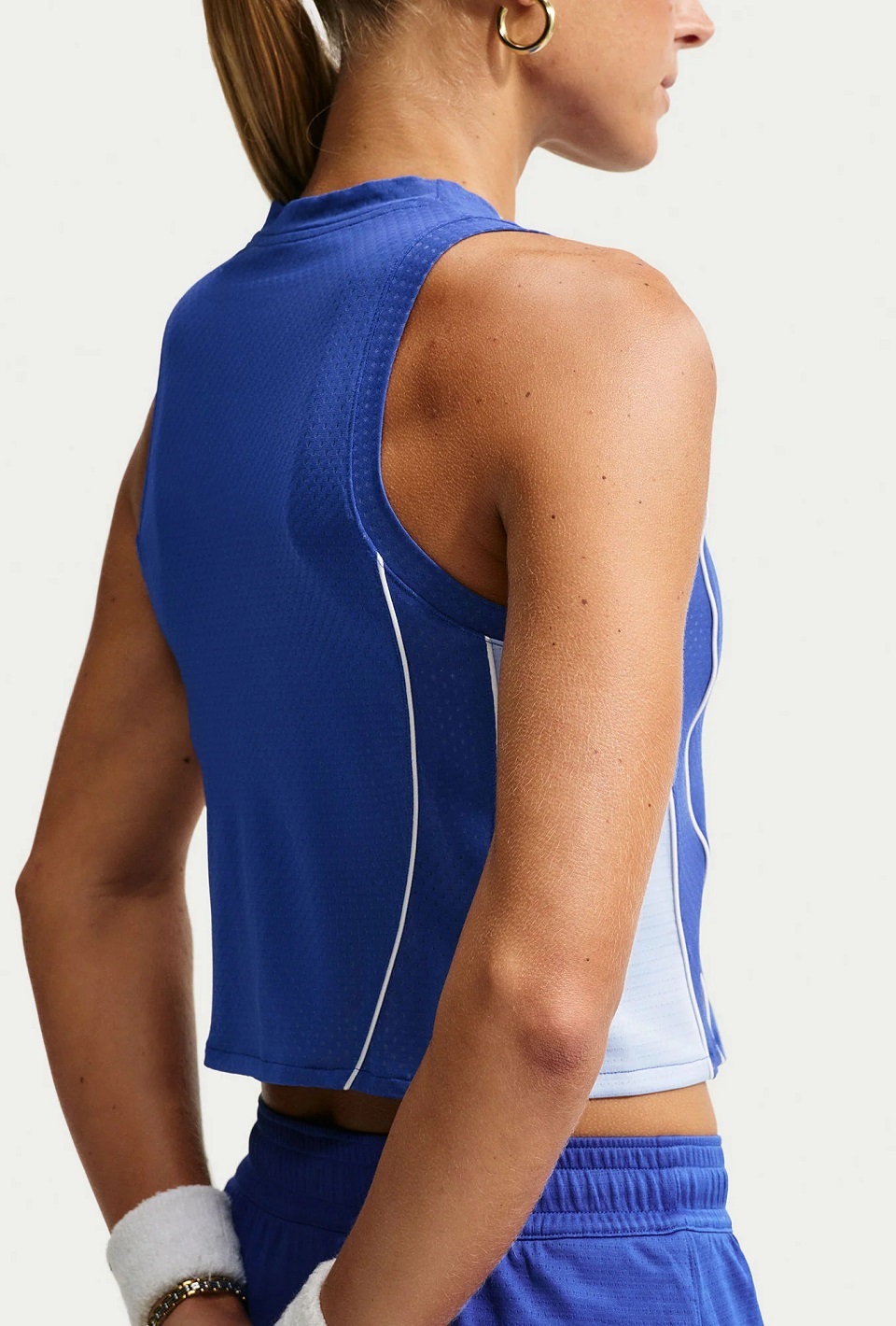 تاپ تنیس زنانه نایک Nike Advantage Dri-FIT – آبی - تصویر 5