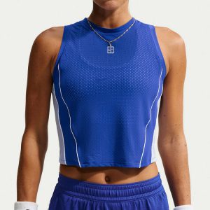 تاپ تنیس زنانه نایک Nike Advantage Dri-FIT – آبی تاپ تنیس زنانه نایک Nike Advantage Dri-FIT – آبی