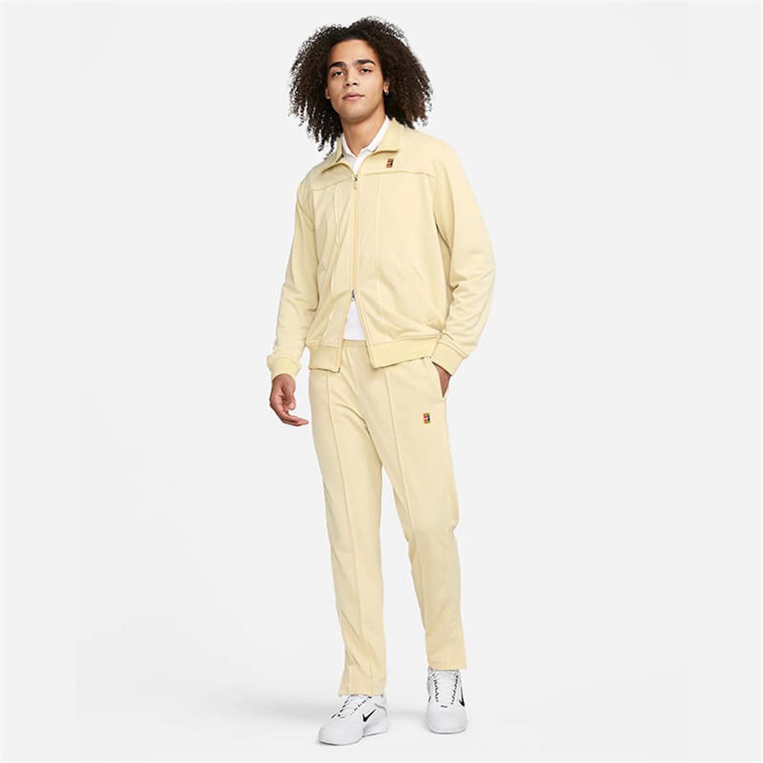 سویشرت تنیس مردانه نایک Nike Court Heritage – زرد - تصویر 5