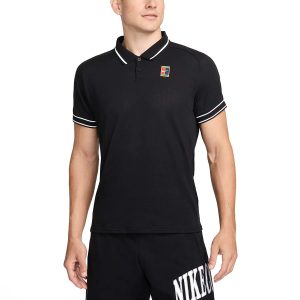 پلوشرت تنیس مردانه نایک NikeCourt Heritage – مشکی