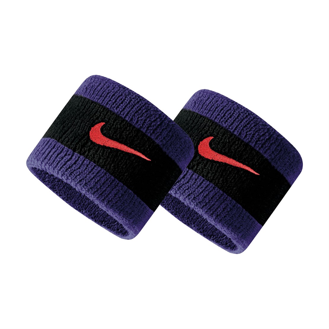 مچبند تنیس نایک -Nike Swoosh – پک دوتایی - بنفش/مشکی - تصویر 2