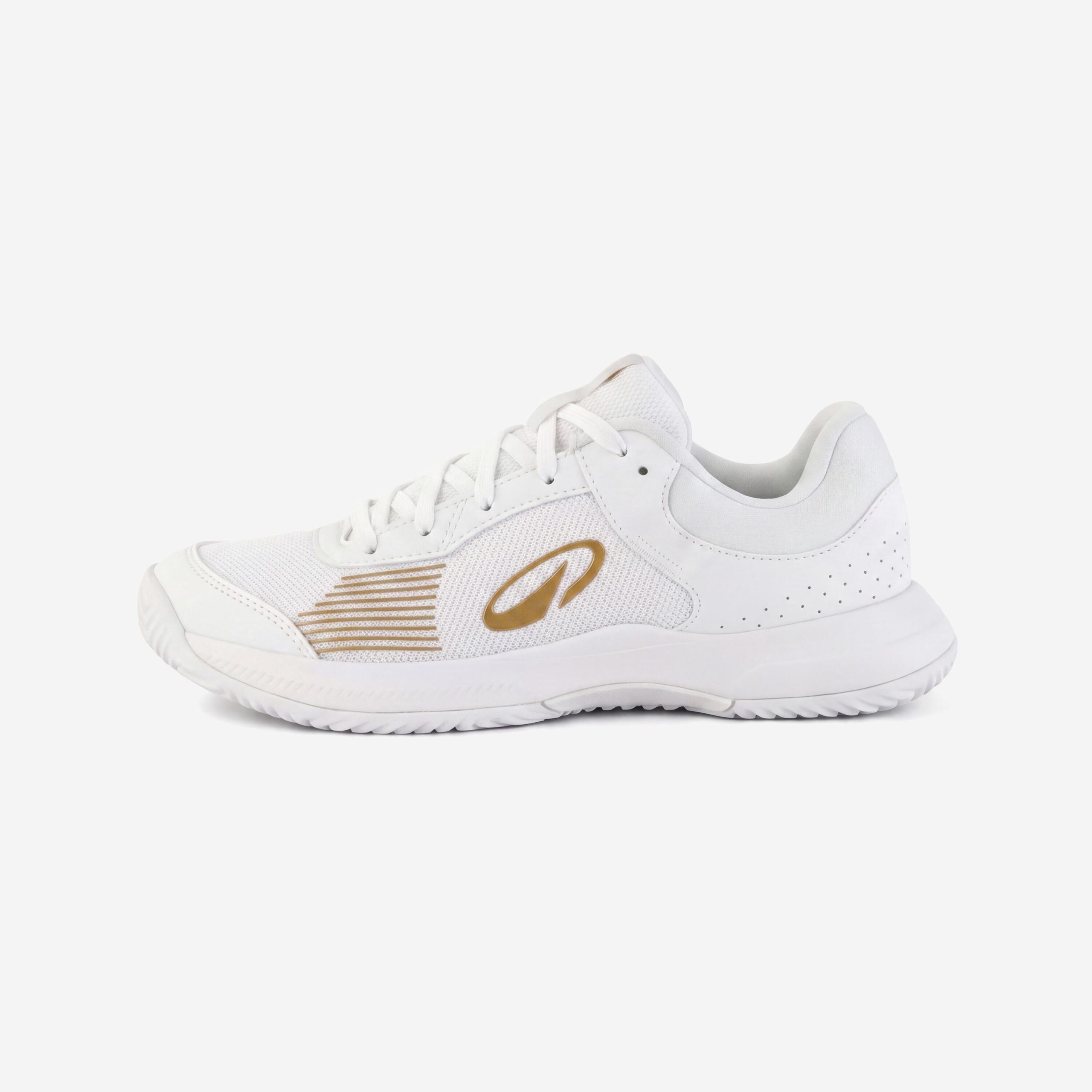 کفش تنیس بزرگسال Decathlon Kuikma Comfort Lite – سفید/بژ کفش تنیس بزرگسال Decathlon Kuikma Comfort Lite – سفید/بژ