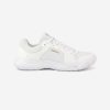 کفش تنیس بزرگسال Decathlon Kuikma Comfort Lite – سفید/بژ - Image 5