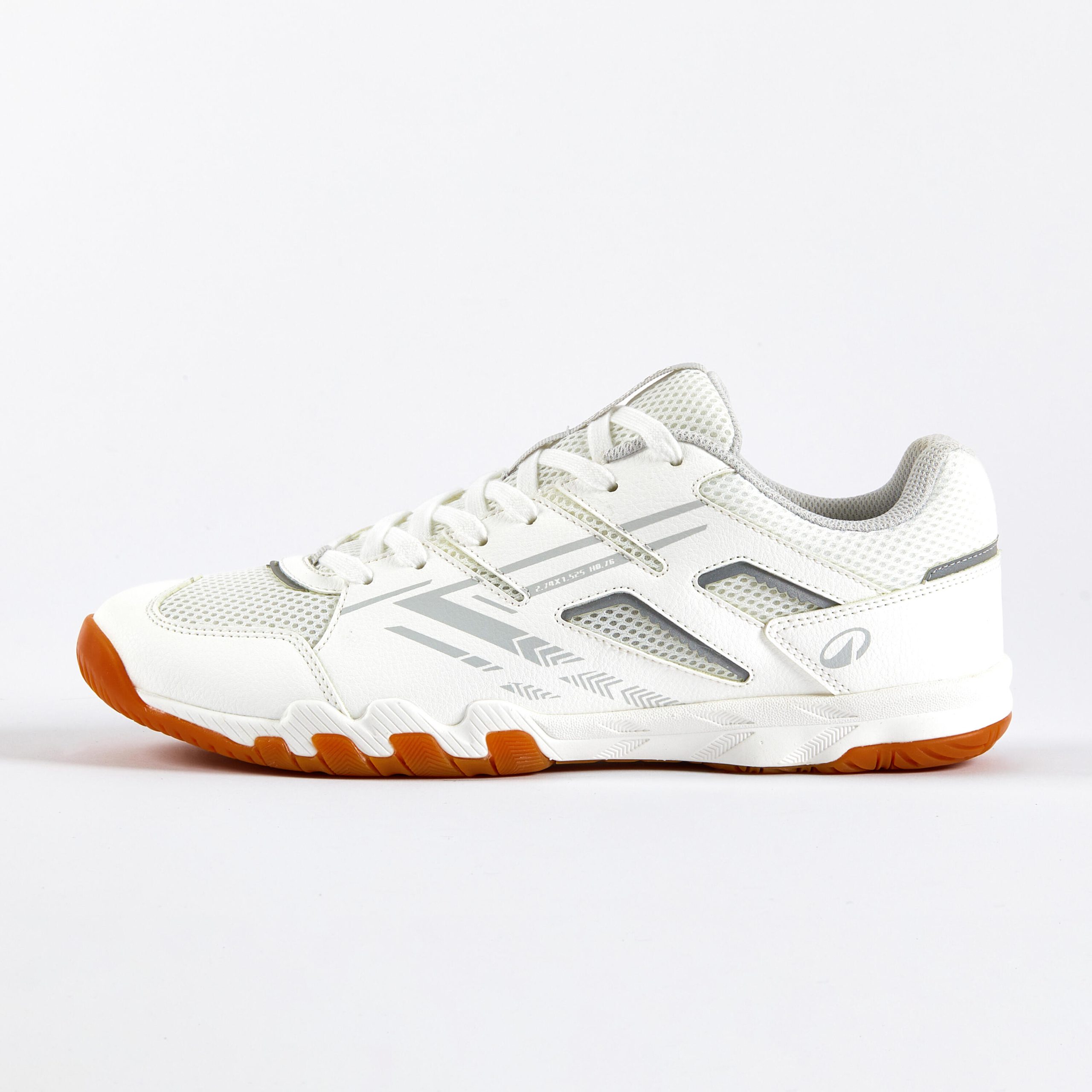 کفش تنیس روی میز بزرگسال Decathlon TTS 530 Lite – سفید/خاکستری کفش تنیس روی میز بزرگسال Decathlon TTS 530 Lite – سفید/خاکستری