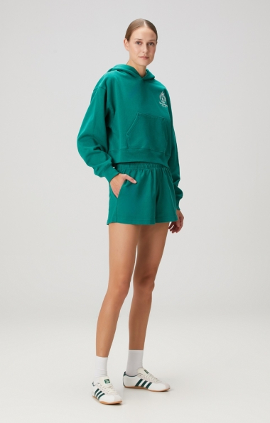 سویشرت تنیس زنانه نایک Crown Tenis Crop – سبز - Image 4
