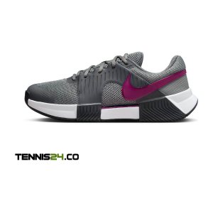 کفش تنیس مردانه نایک Nike Zoom GP Challenge 1 Hard Court Tennis Shoe- خاکستری/بنفش کفش تنیس نایک