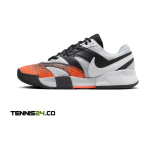 کفش تنیس مردانه نایک Nike Court Lite 4 Premium Men's Clay Tennis Shoes- سفید/ نارنجی کفش تنیس نایک
