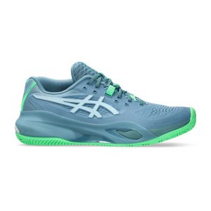 کفش پدل مردانه اسیکس Asics Gel Resolution X Padel - خاکستری/سبز