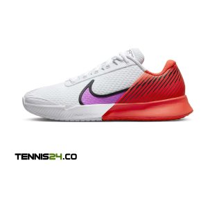 کفش تنیس مردانه نایک Nike Court Air Zoom Vapor Pro 2 -سفید/ قرمز کفش تنیس مردانه نایک Nike Court Air Zoom Vapor Pro 2 -سفید/ قرمز