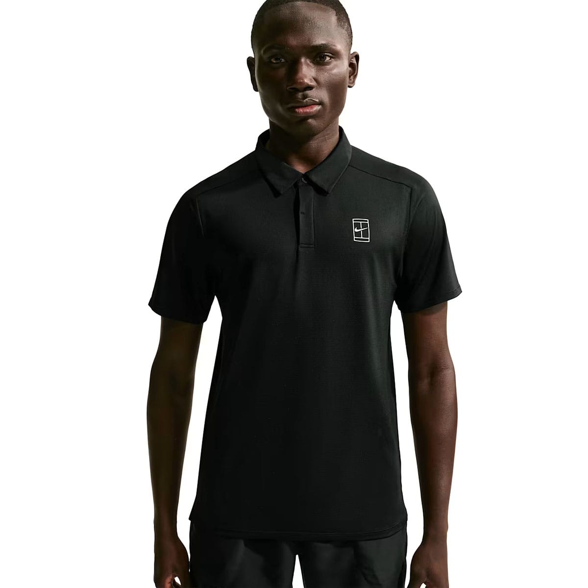 پلوشرت تنیس مردانه نایک  Court Advantage Dri-Fit – مشکی - تصویر 3