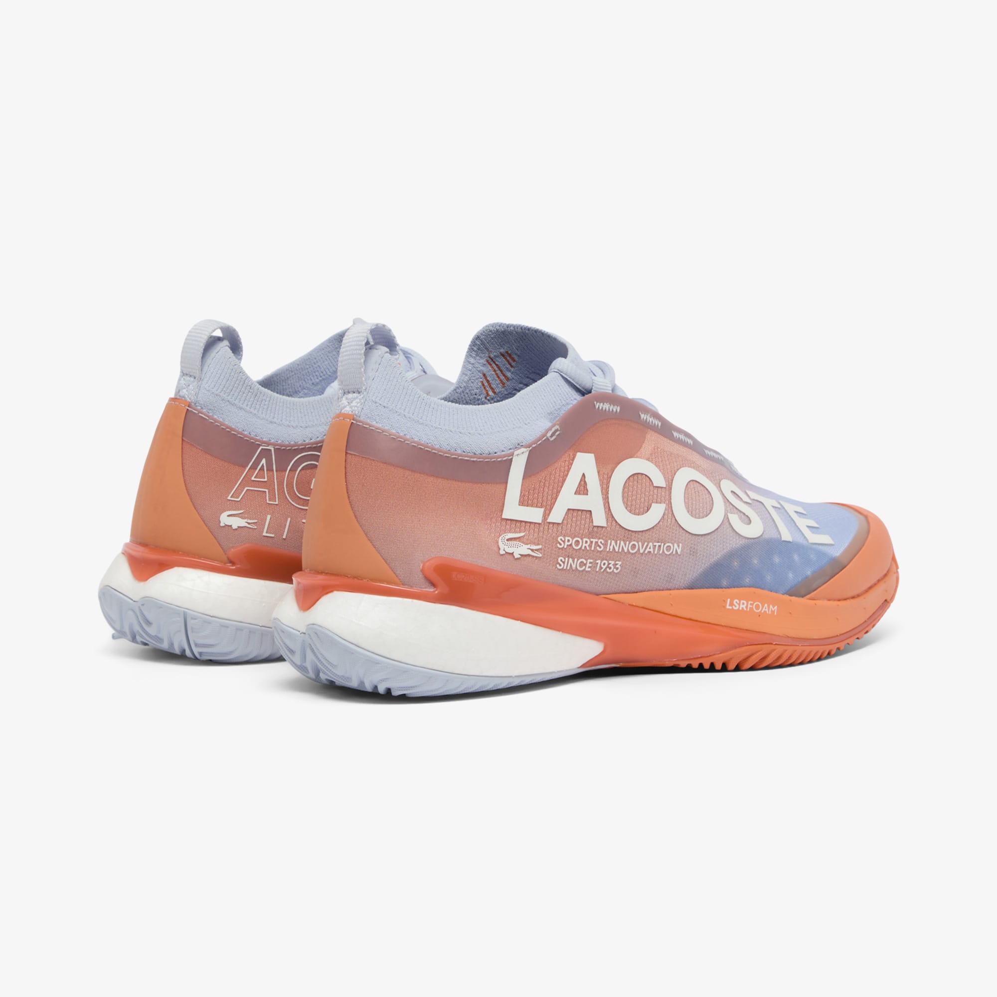 کفش تنیس مردانه لاگوست  AG-LT25 Lite Clay Court – آبی/نارنجی - تصویر 3