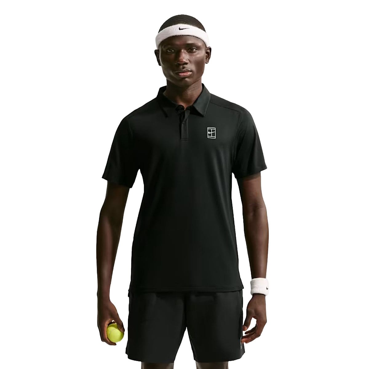پلوشرت تنیس مردانه نایک  Court Advantage Dri-Fit – مشکی - تصویر 4