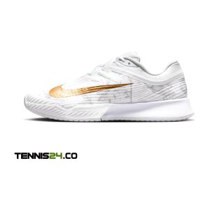 کفش تنیس مردانه نایک Nike Court Vapor Pro 3 PRM Tennis Shoes- سفید/طلایی کفش تنیس مردانه نایک Nike Court Vapor Pro 3 PRM Tennis Shoes- سفید/طلایی