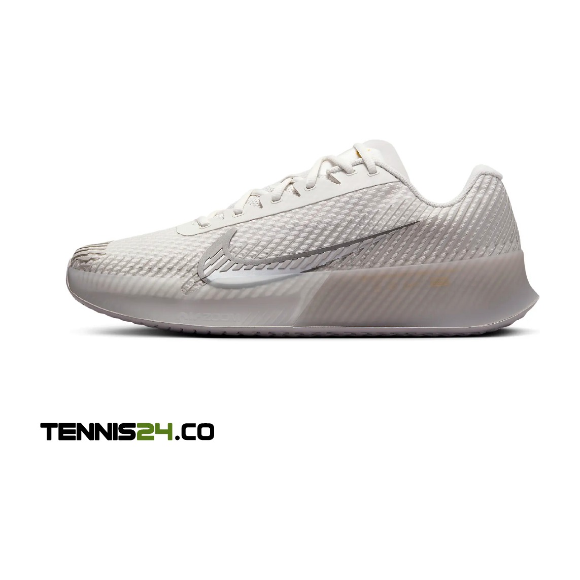 کفش تنیس مردانه نایک Nike Court Air Zoom Vapor 11 Tennis Shoes- خاکستری کفش تنیس مردانه نایک Nike Court Air Zoom Vapor 11 Tennis Shoes- خاکستری