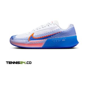 کفش تنیس مردانه نایک Nike Court Air Zoom Vapor 11 Tennis Shoes- سفید/ آبی