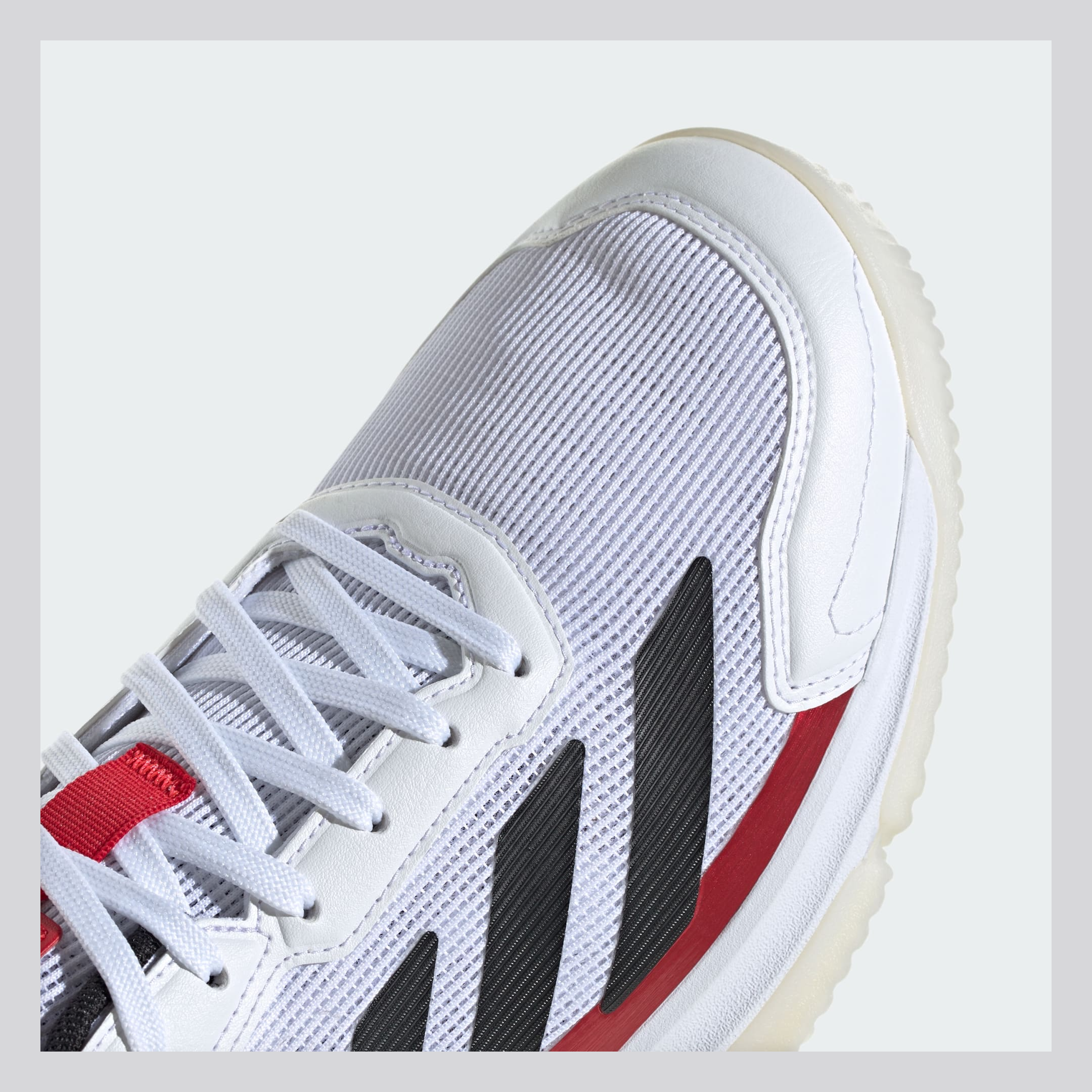 کفش پدل مردانه آدیداس - ADIDAS Courtquick Padel - سفید/قرمز - تصویر 7