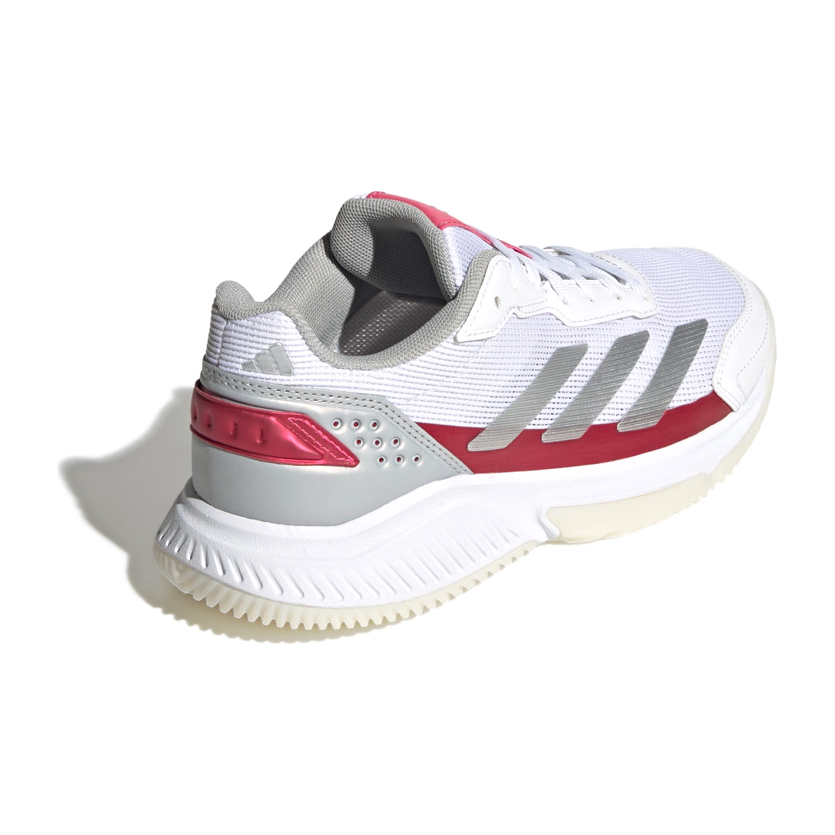 کفش پدل زنانه آدیداس - ADIDAS Courtquick Padel Shoes - سفید/قرمز - تصویر 6