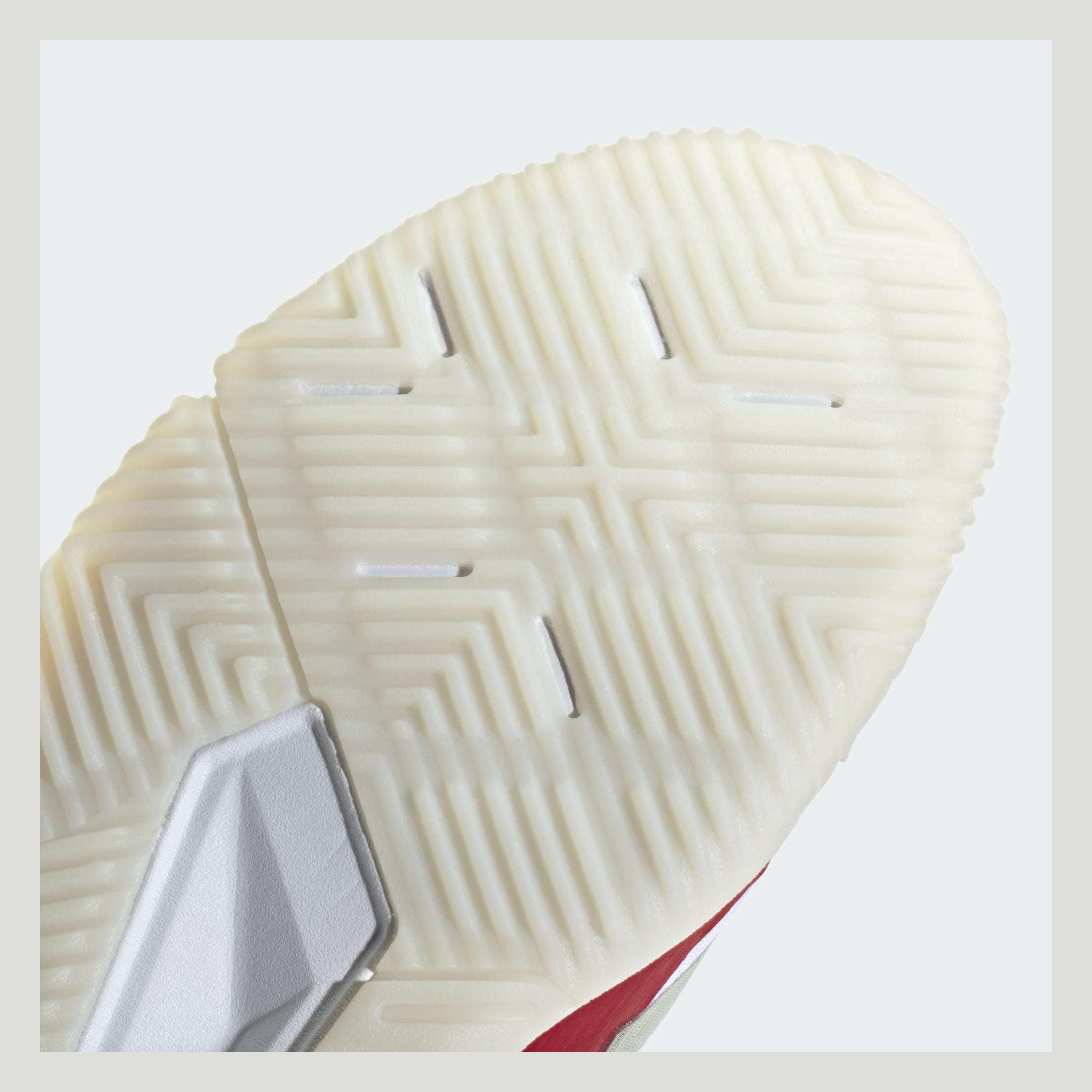 کفش پدل زنانه آدیداس - ADIDAS Courtquick Padel Shoes - سفید/قرمز - تصویر 9
