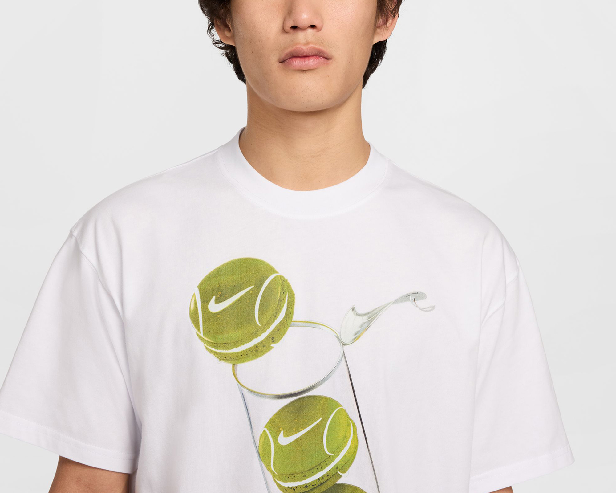 تیشرت مردانه نایک M NKCT TEE M90 FRENCH OPEN– سفید - تصویر 3