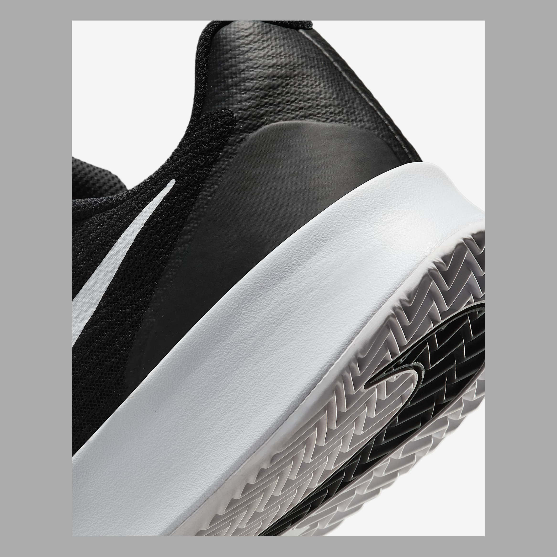کفش تنیس مردانه نایک Nike Court Vapor Lite 3 Clay Court Tennis Shoes- مشکی - تصویر 8