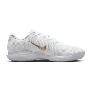 کفش تنیس مردانه نایک Nike Vapor 12 Tennis Shoes- سفید/طلایی