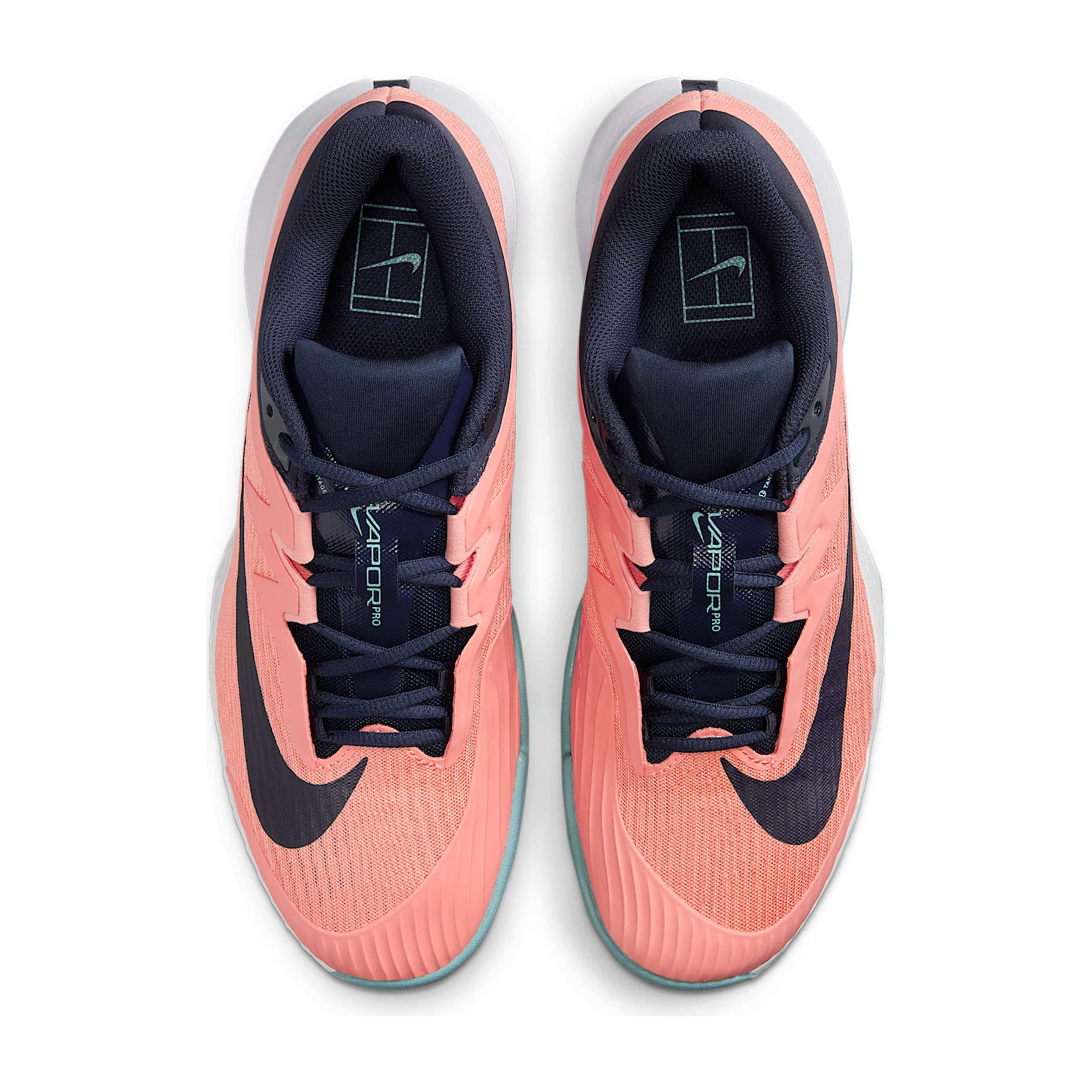 کفش تنیس مردانه نایک Nike Zoom Vapor Pro 3- گلبهی - تصویر 6