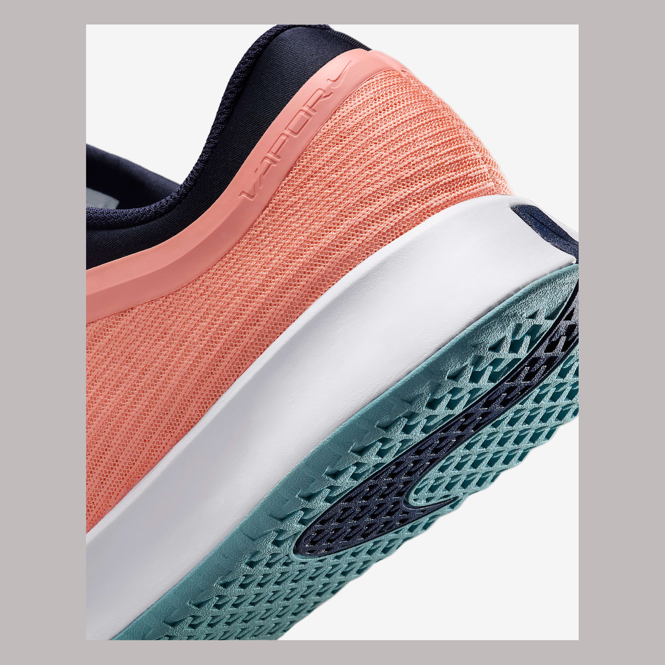 کفش تنیس مردانه نایک Nike Zoom Vapor Pro 3- گلبهی - تصویر 8