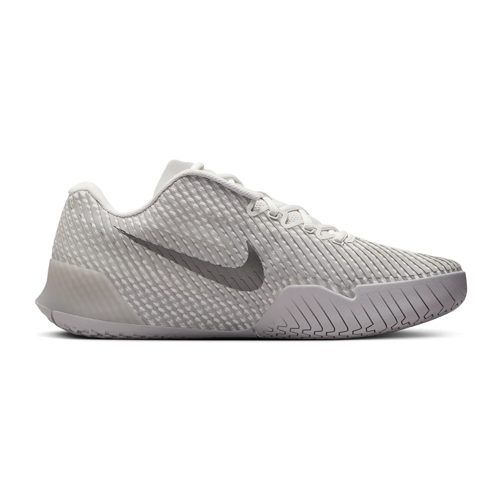 کفش تنیس مردانه نایک Nike Court Air Zoom Vapor 11 Tennis Shoes- خاکستری کفش تنیس مردانه نایک Nike Court Air Zoom Vapor 11 Tennis Shoes- خاکستری - تصویر 2