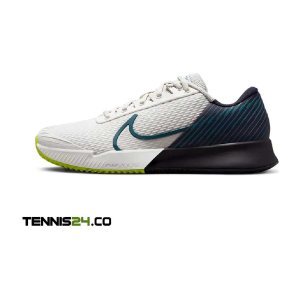 کفش تنیس مردانه نایک NikeCourt Air Zoom Vapor Pro 2 Clay- سفید/سبز کفش تنیس مردانه نایک NikeCourt Air Zoom Vapor Pro 2 Clay- سفید/مشکی
