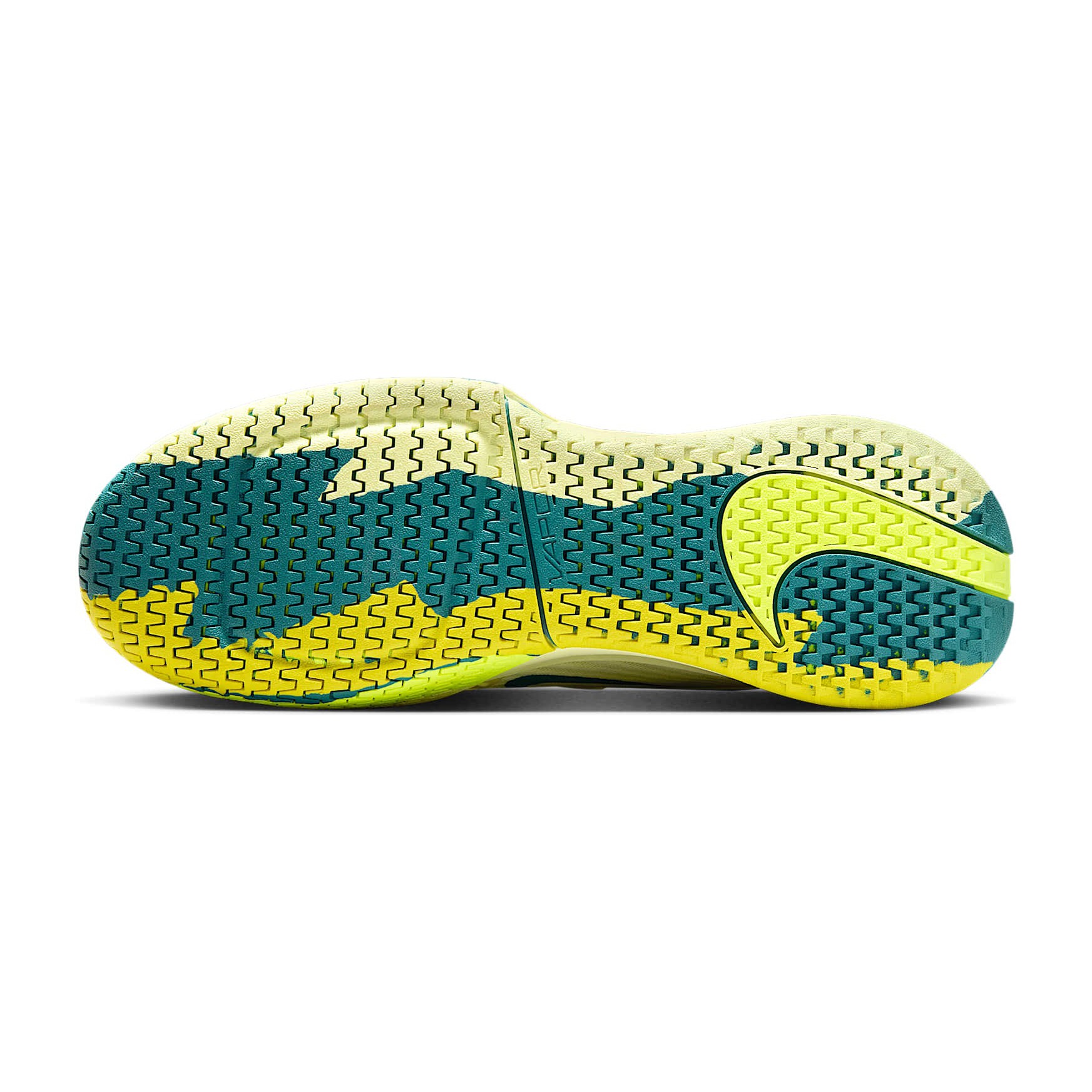 کفش تنیس زنانه نایک Nike Court Vapor Pro 3 Tennis Shoes- زرد/سبز - تصویر 3