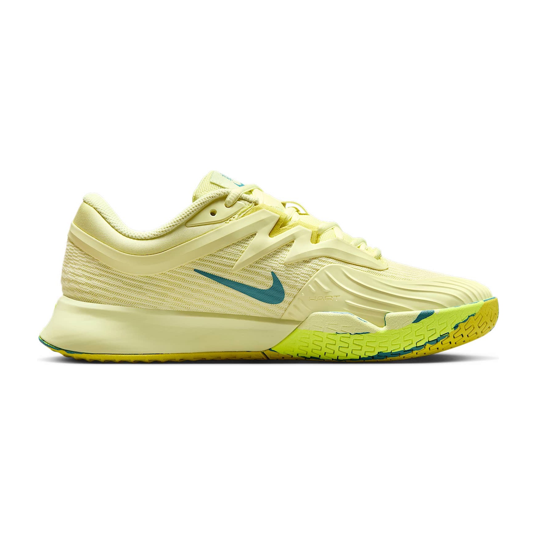 کفش تنیس زنانه نایک Nike Court Vapor Pro 3 Tennis Shoes- زرد/سبز - تصویر 2