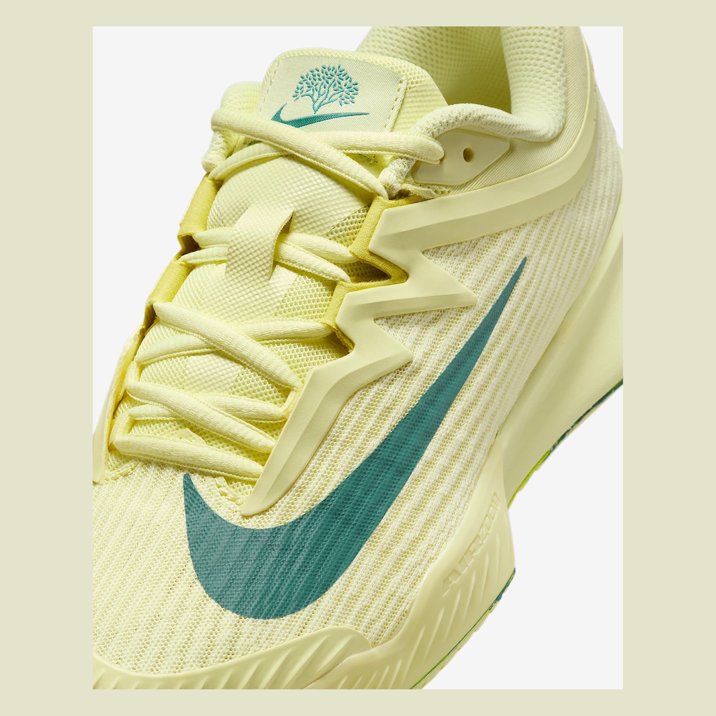 کفش تنیس زنانه نایک Nike Court Vapor Pro 3 Tennis Shoes- زرد/سبز - تصویر 8