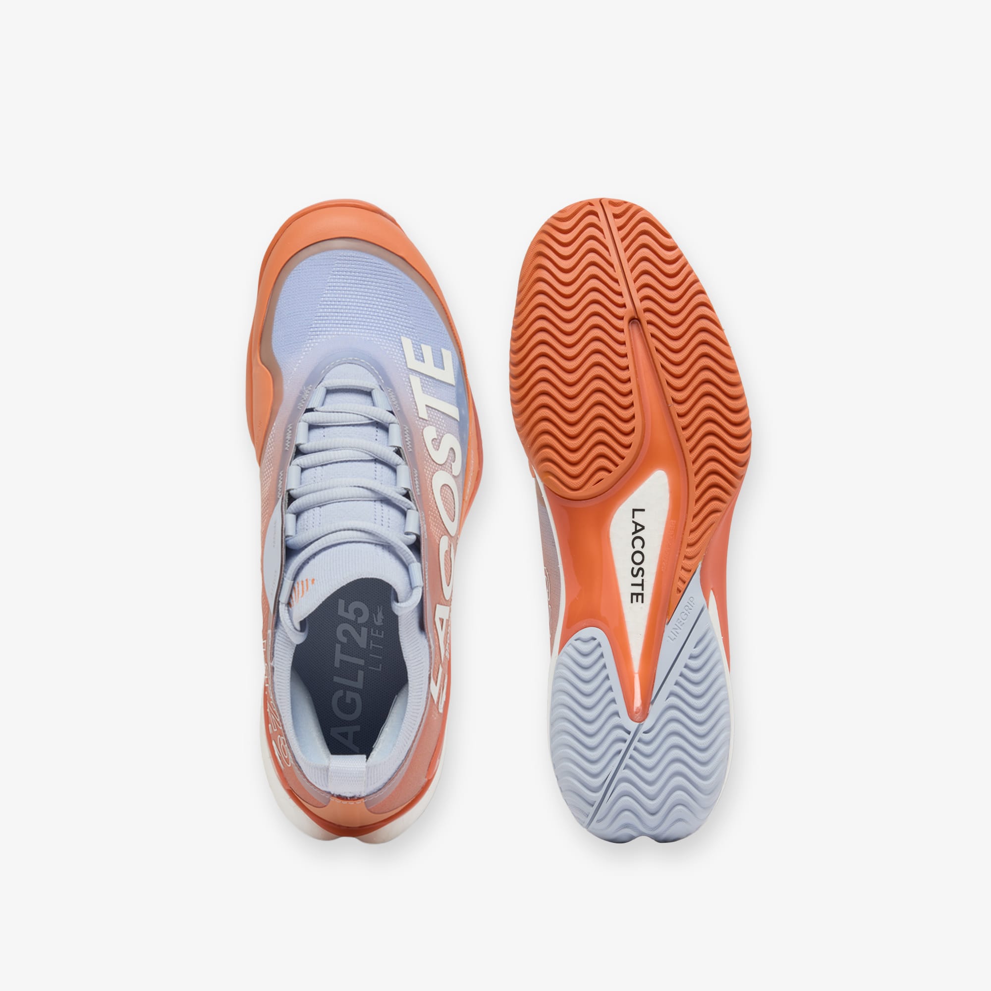 کفش تنیس مردانه لاگوست  AG-LT25 Lite Clay Court – آبی/نارنجی - تصویر 5