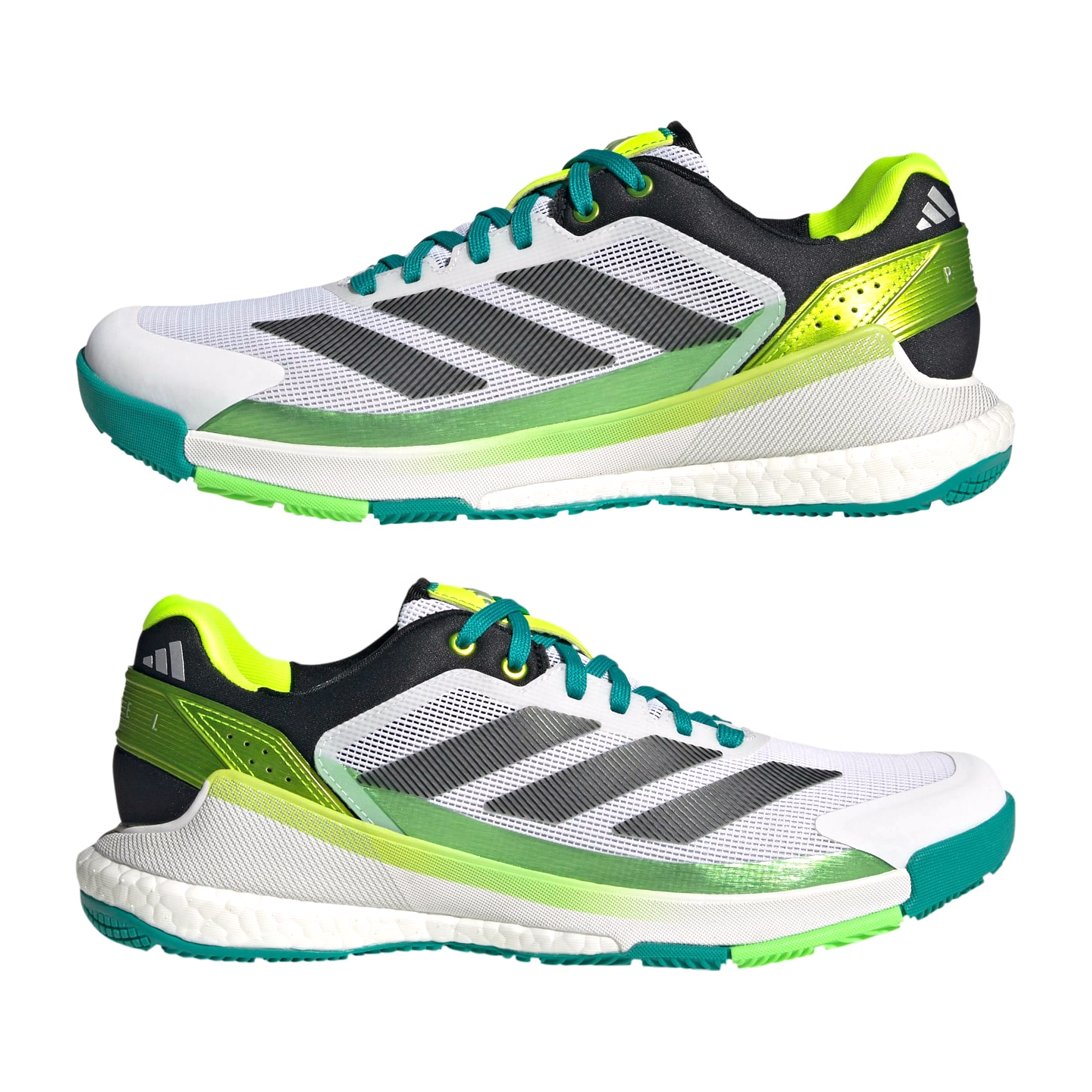کفش پدل مردانه آدیداس  ADIDAS Crazyquick BOOST Padel - سفید/سبز - تصویر 7