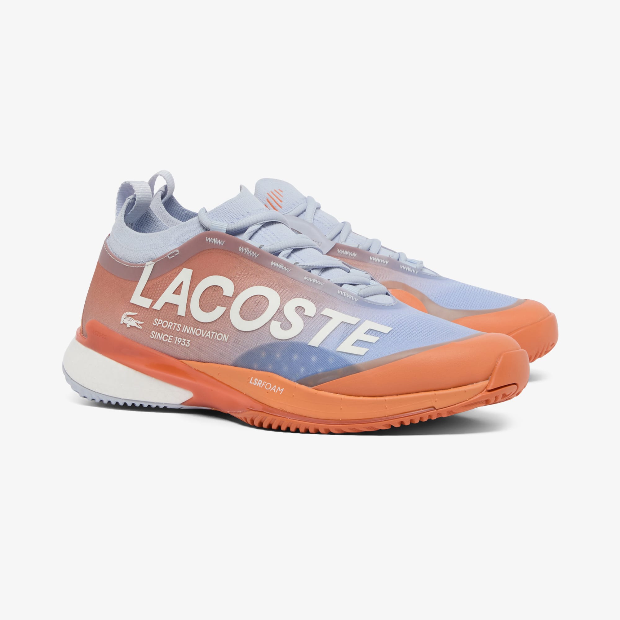 کفش تنیس مردانه لاگوست  AG-LT25 Lite Clay Court – آبی/نارنجی - تصویر 2