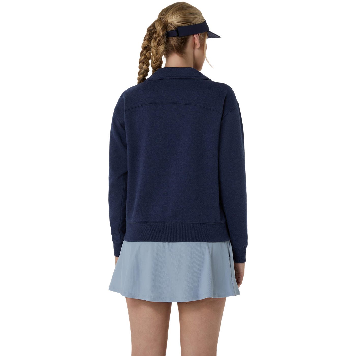 سویشرت ورزشی زنانه آسیکس sics COURT CORE GRAPHIC HALF ZIP SWEATSHIRT – سرمهای - تصویر 4